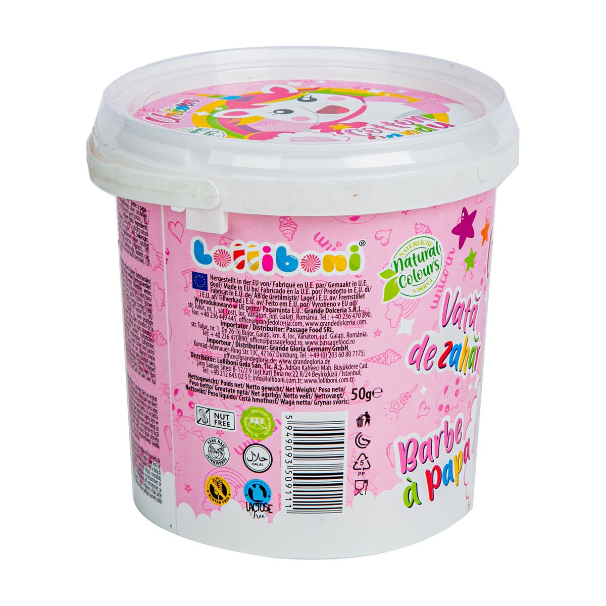 Lolliboni Unicorn Cotton Candy 50 g