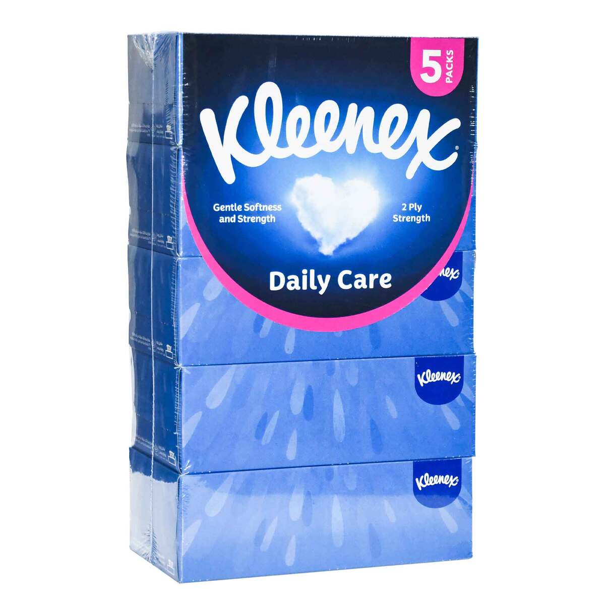 Kleenex Daily Care Facial Tissue 5 x 120 sheets