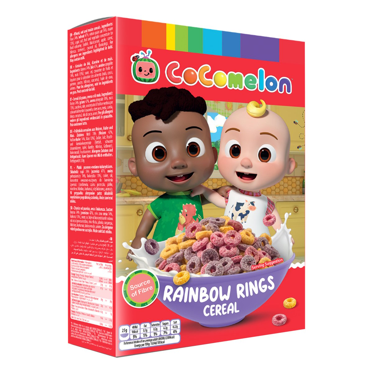 Cocomelon Rainbow Fruit Loop Cereal 350 g