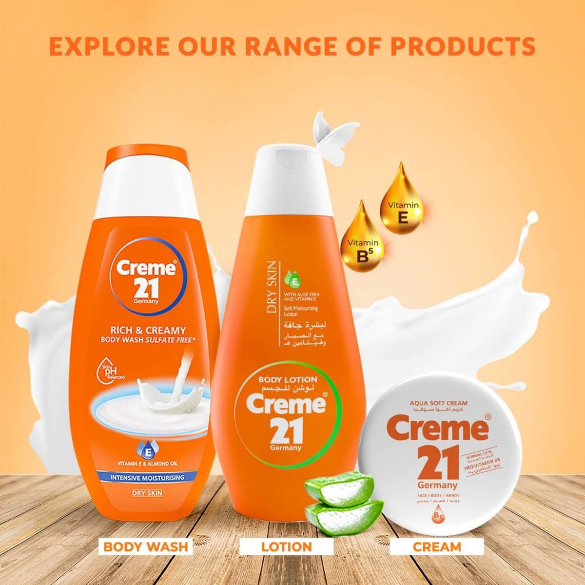 Creme 21  Body Lotion Dry Skin Value Pack 2 x 400 ml