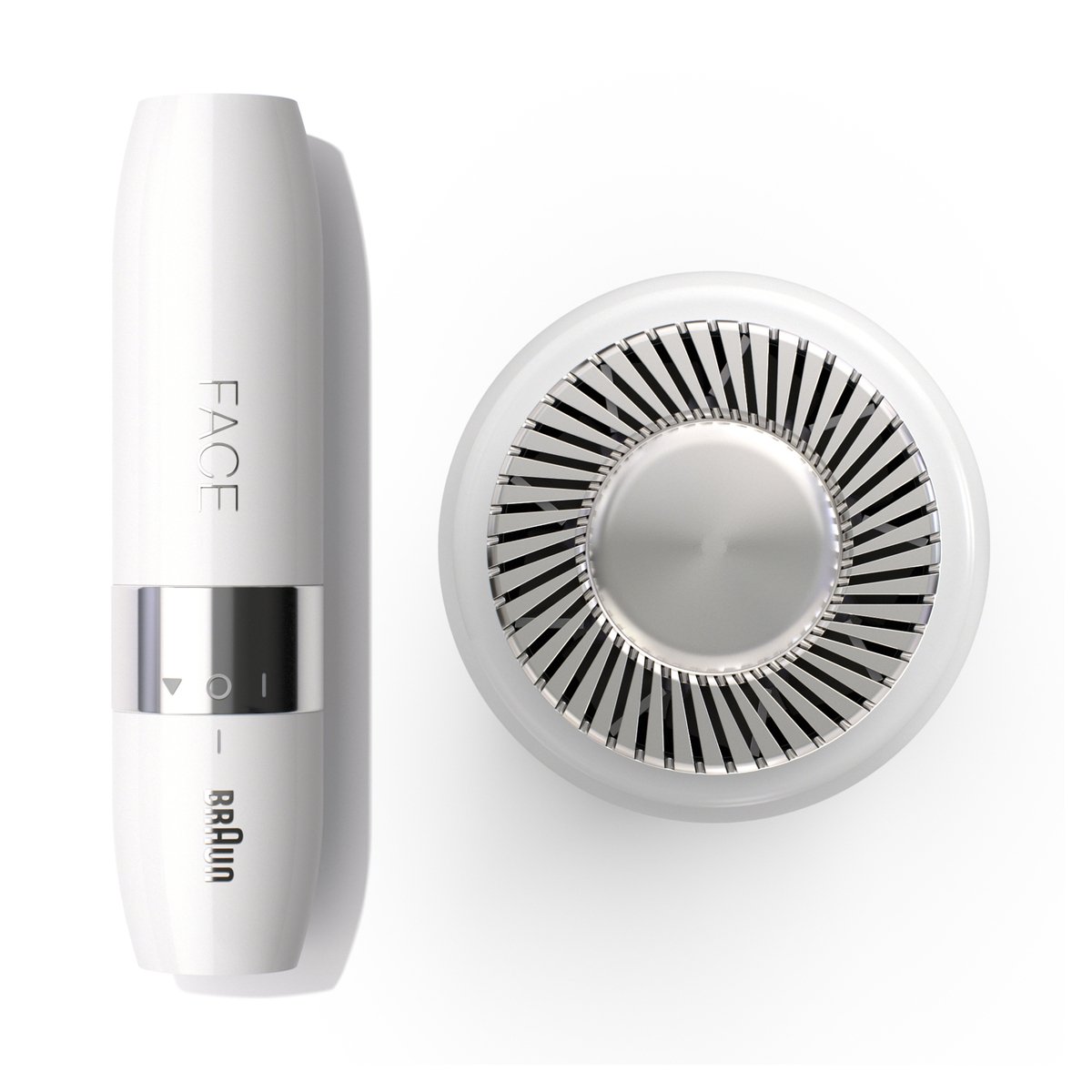 Braun Mini Face Hair Remover For Women Finishing Touch For Upper Lips White FS1000