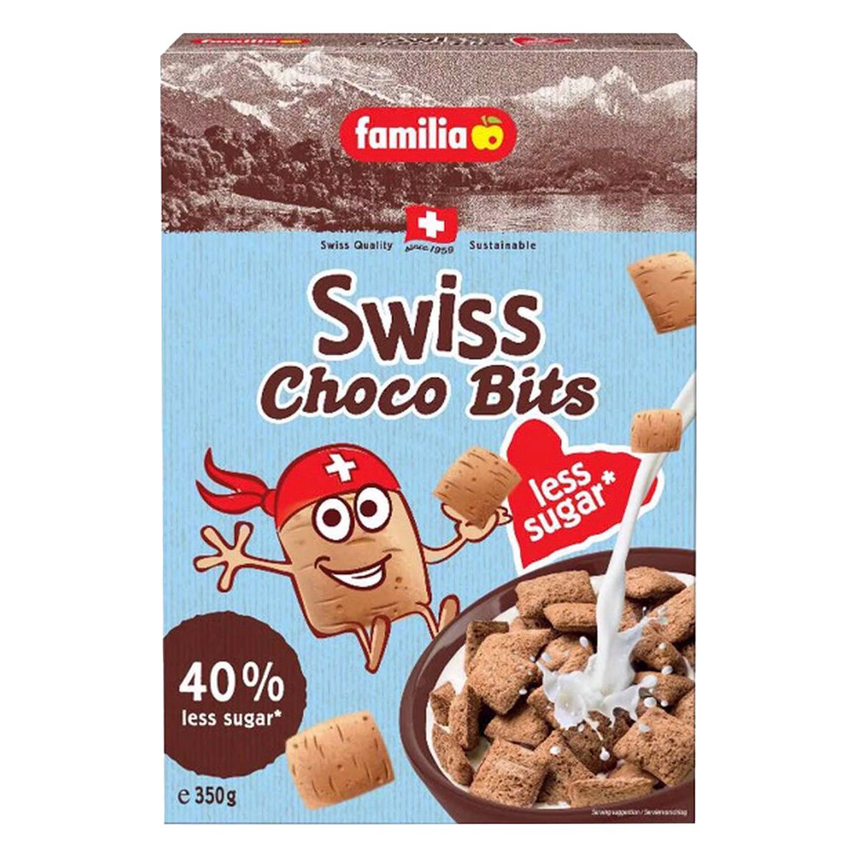 Familia Choco Bits Less Sugar 350 g