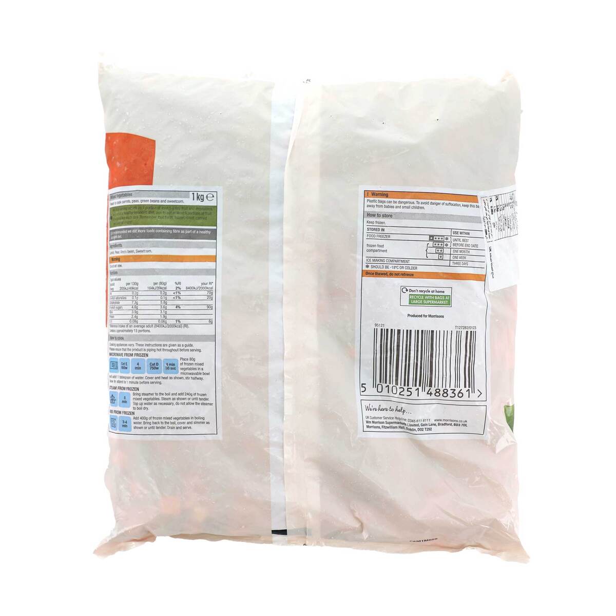 Morrisons Savers Frozen Mixed Vegetables 1 kg