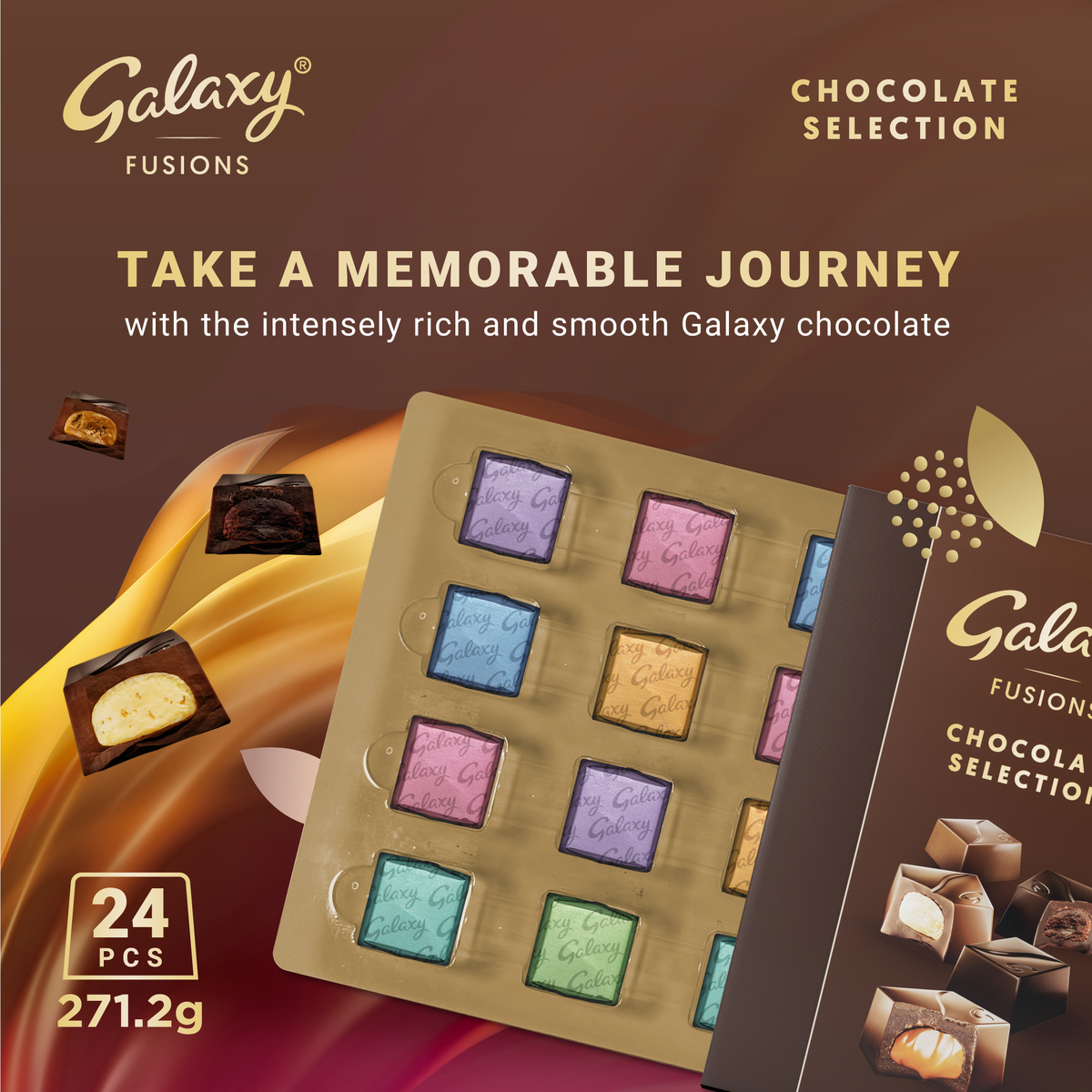 Galaxy Fusions Chocolate Selection 24 pcs 271.2 g