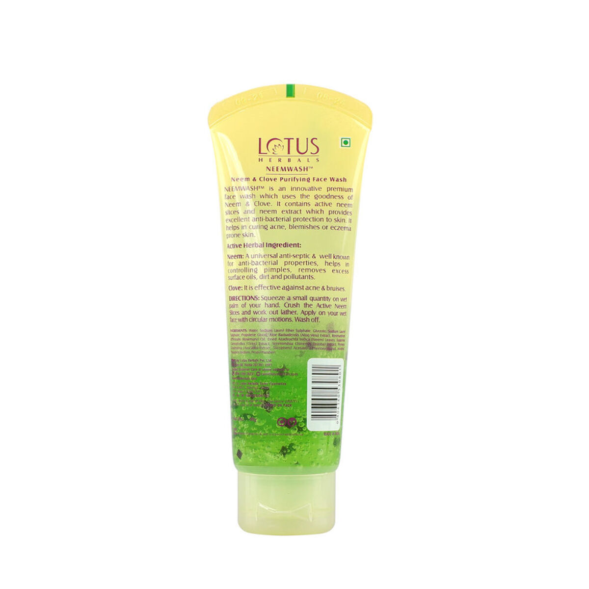 Lotus Herbal Purifying Neem & Clove Face Wash 120 g