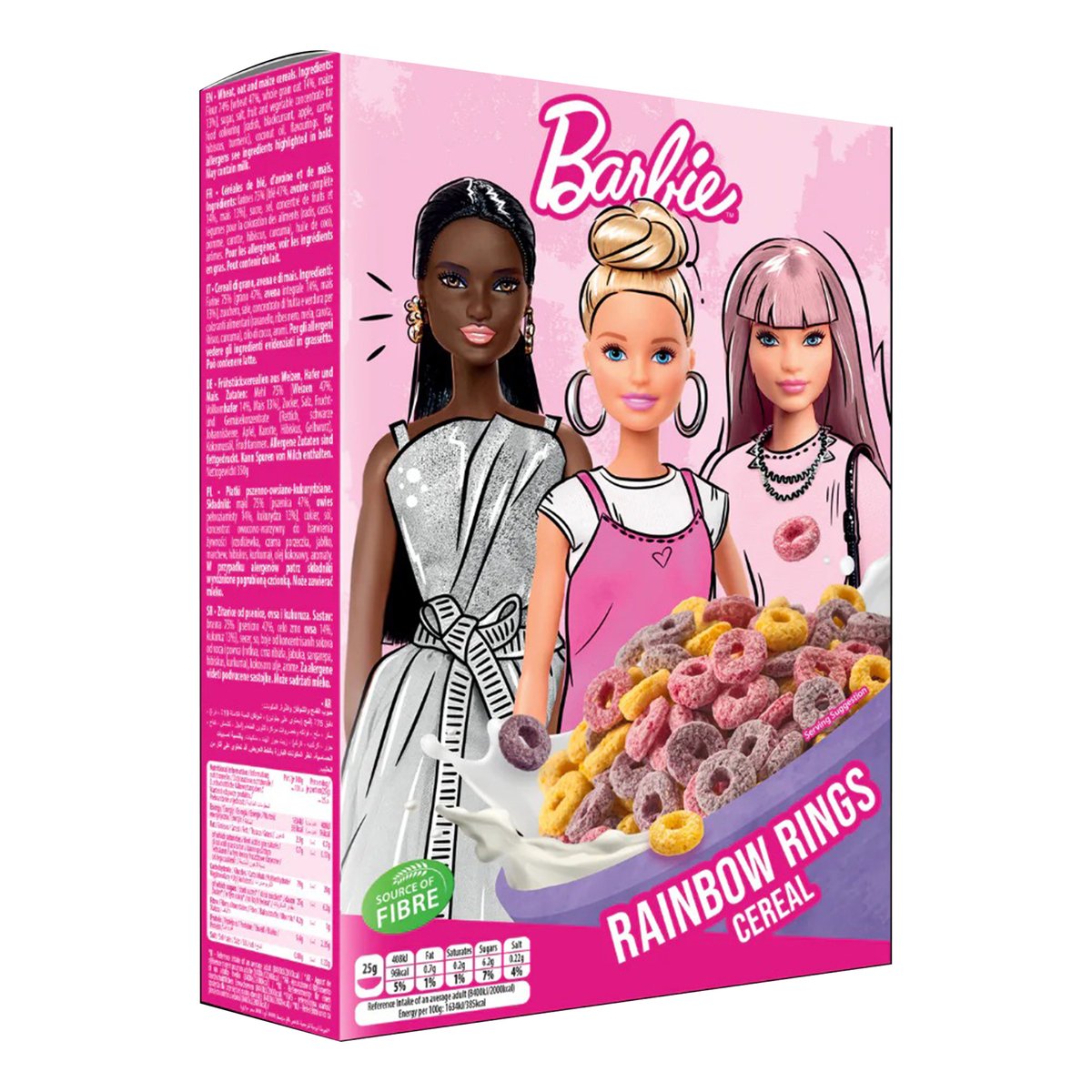 Barbie Rainbow Loops Cereal 350 g