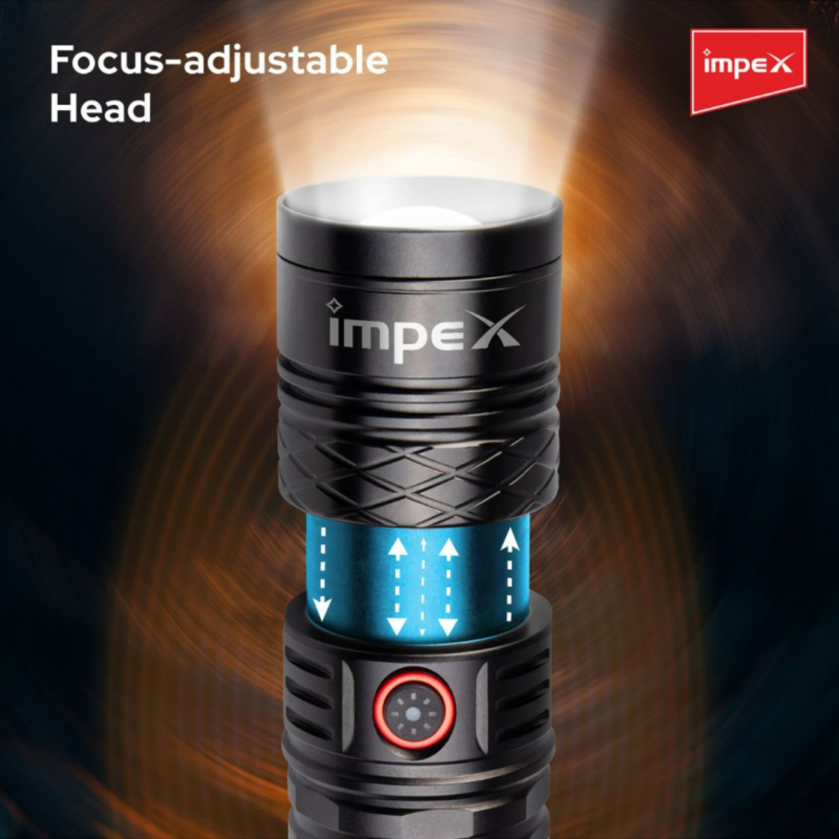 Impex Rechargeable Flashlight, Hunter Z3