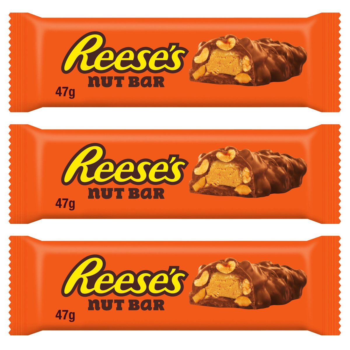 Reese's Nut Bar Value Pack 3 x 47 g