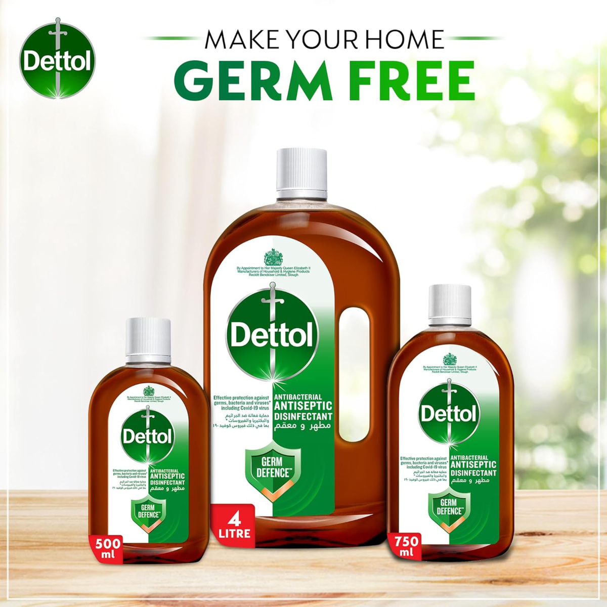 Dettol Liquid 2 x 750 ml + 500 ml