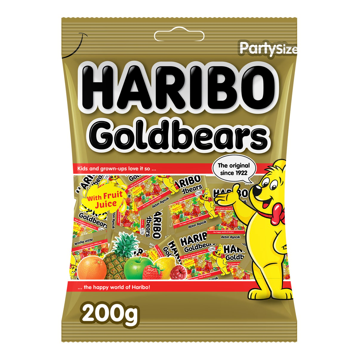 Haribo Goldbears Fruit Flavour Jelly Candy 200 g