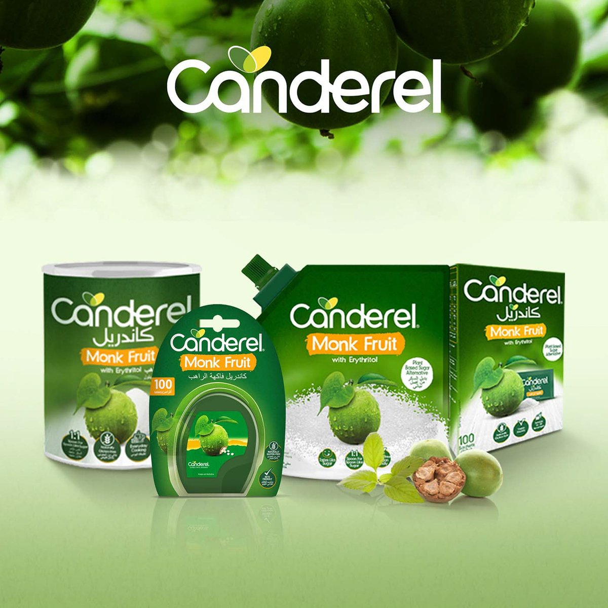 Canderel Monk Fruit with Erythritol 100 pcs