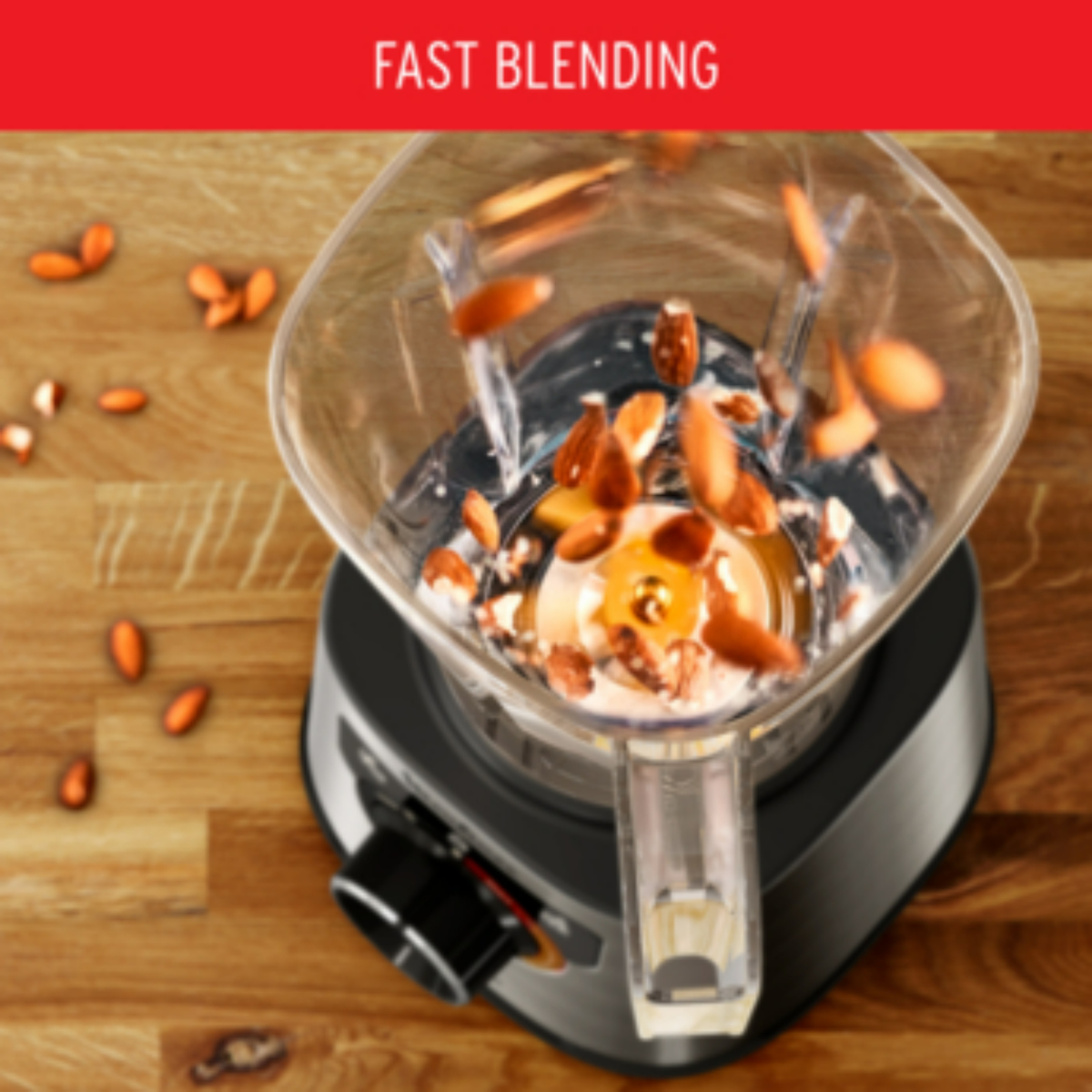 Moulinex High Speed Blender, 1200W, Gray, LM88HD27