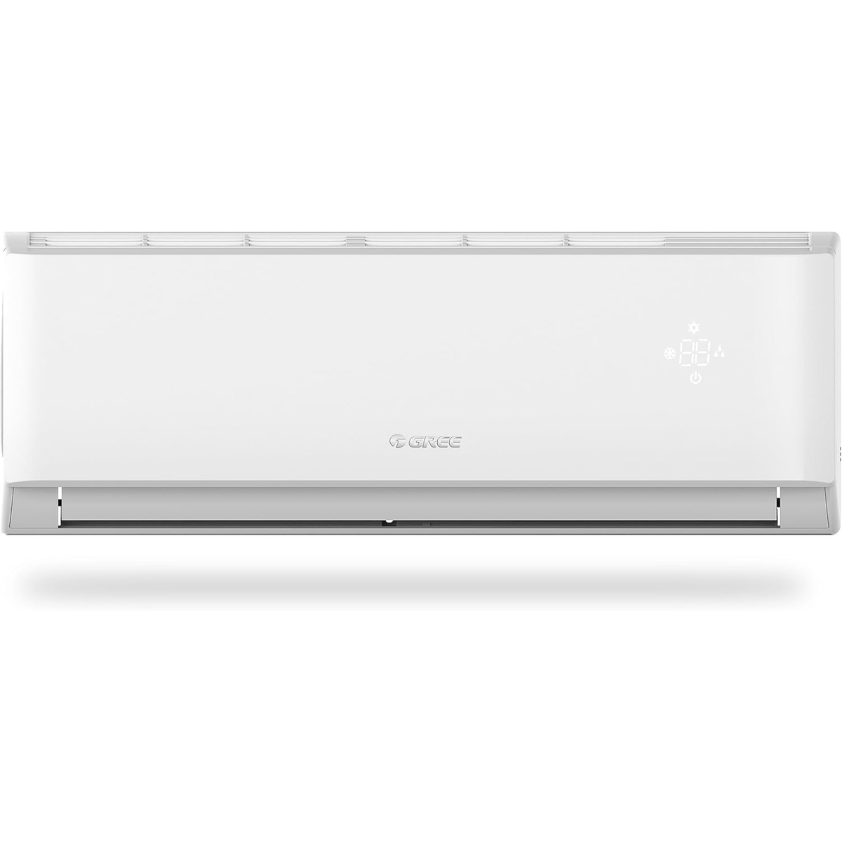 Gree Split Air Conditioner with Piston Compressor, 2 Ton, White, Lomo-P25C3