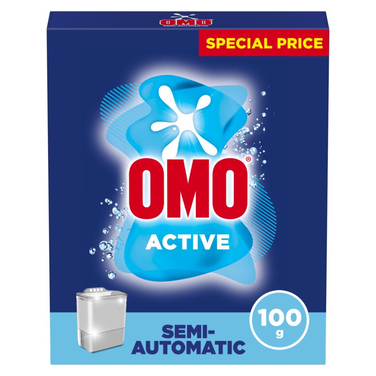 Omo Semi-Automatic Powder Laundry Detergent For Sensitive Skin Value Pack 100 g