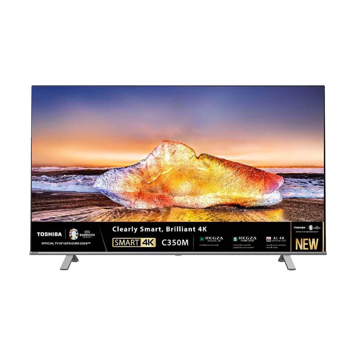 Toshiba 50 inches 4K Smart UHD TV, Black, 50C350MW