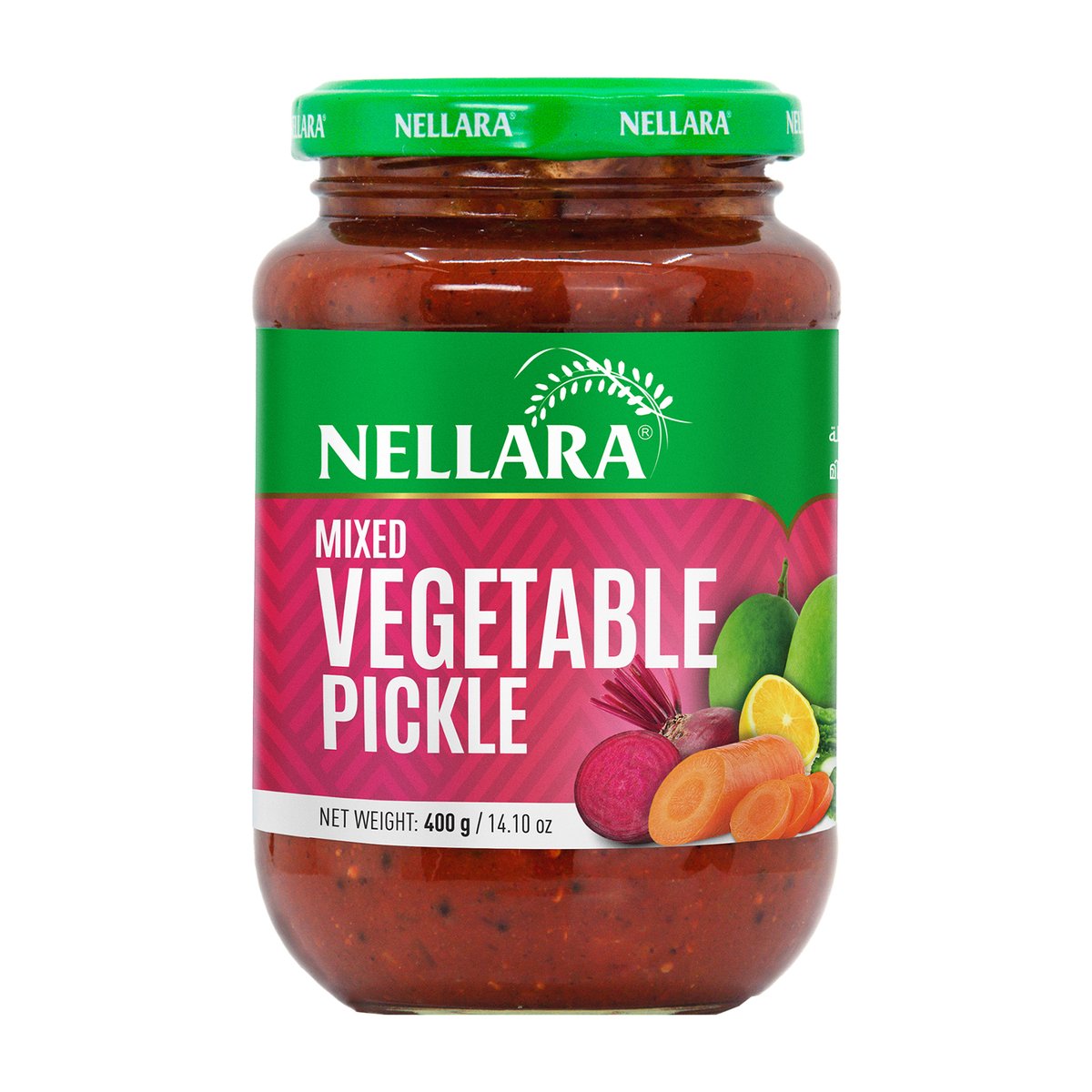 Nellara Mixed Vegetable Pickle 400 g