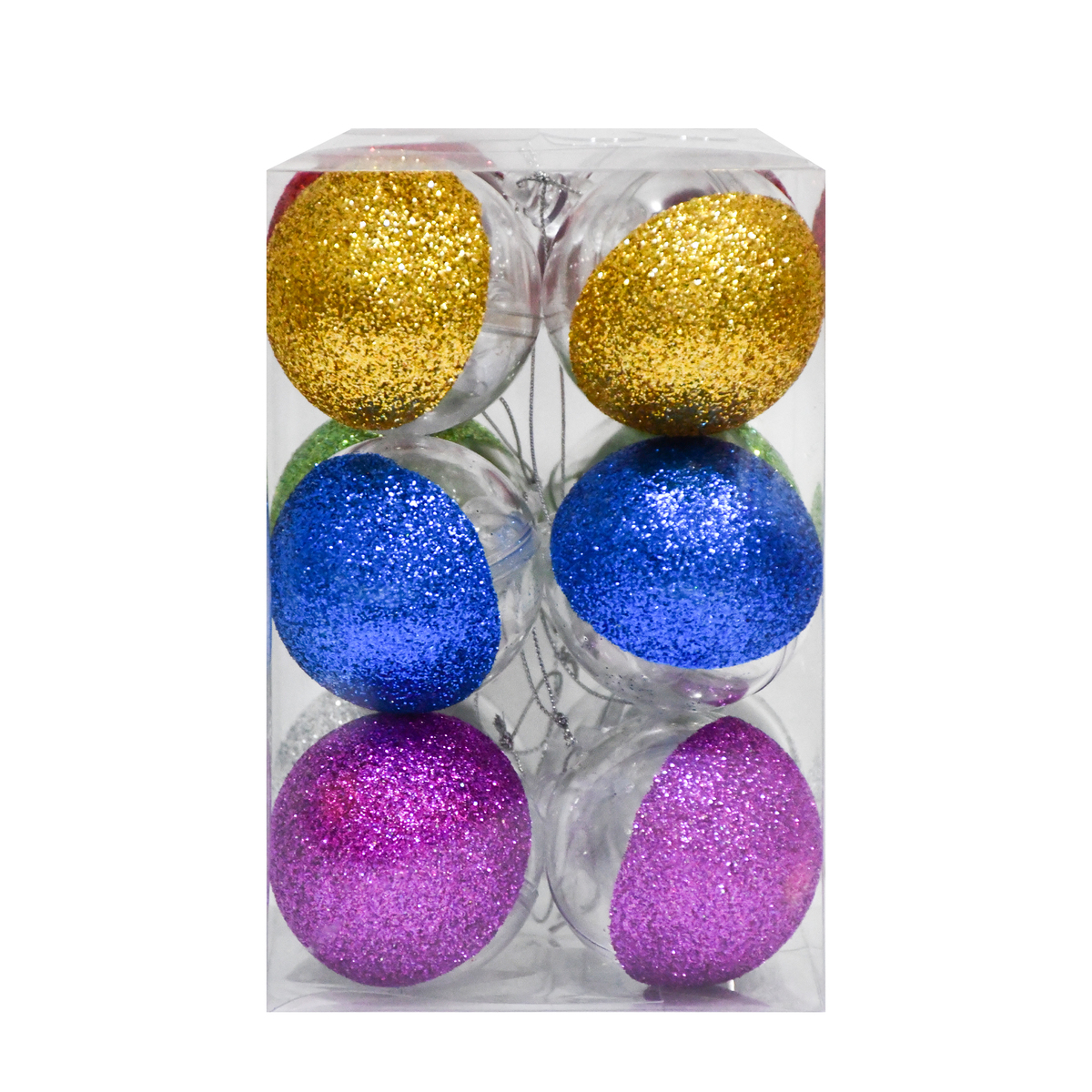 Party Fusion Home Decoration Shiny Ball 6cm SMA006 12Pcs Assorted