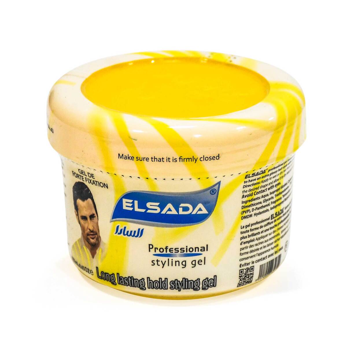 Elsada Professional Hair Styling Gel Yellow 250 ml