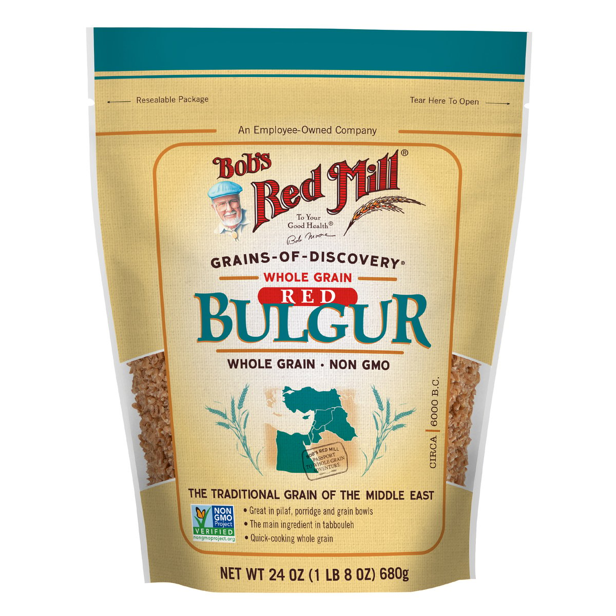 Bob's Red Mill Whole Grain Red Bulgur 680 g