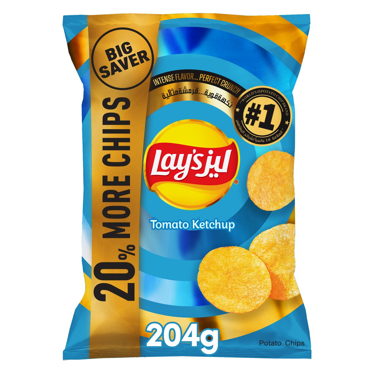 Lay's Tomato Ketchup Potato Chips 204 g