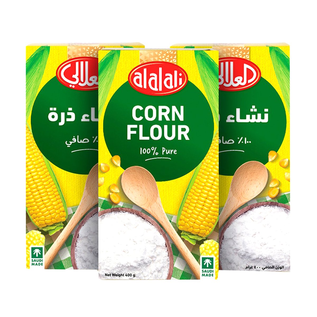 Al Alali Corn Flour 3 x 400 g