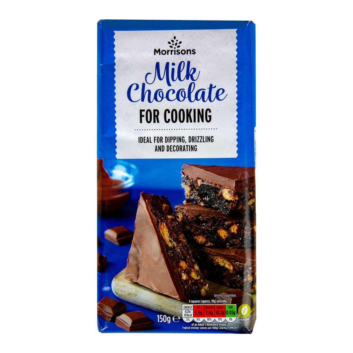 Morrisons Cooking Milk Chocolate 150 g