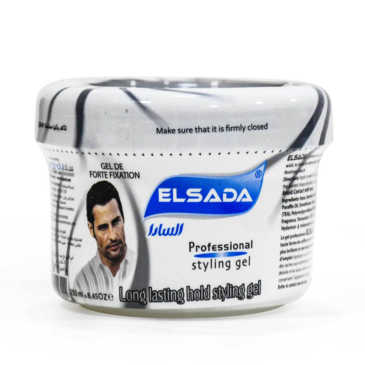 Elsada Professional Styling Hair Gel White 250 ml