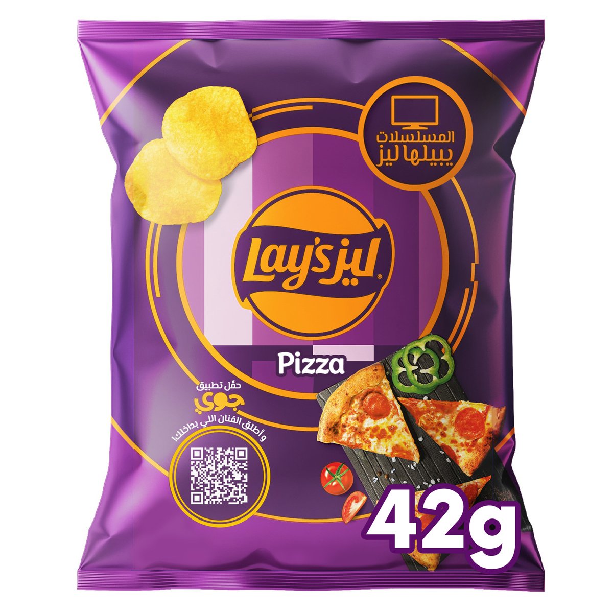 Lay's Pizza Crispy & Crunchy Snack Single Serve 42 g