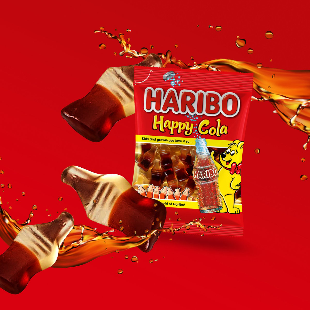 Haribo Happy Cola Gummy Candy 80 g