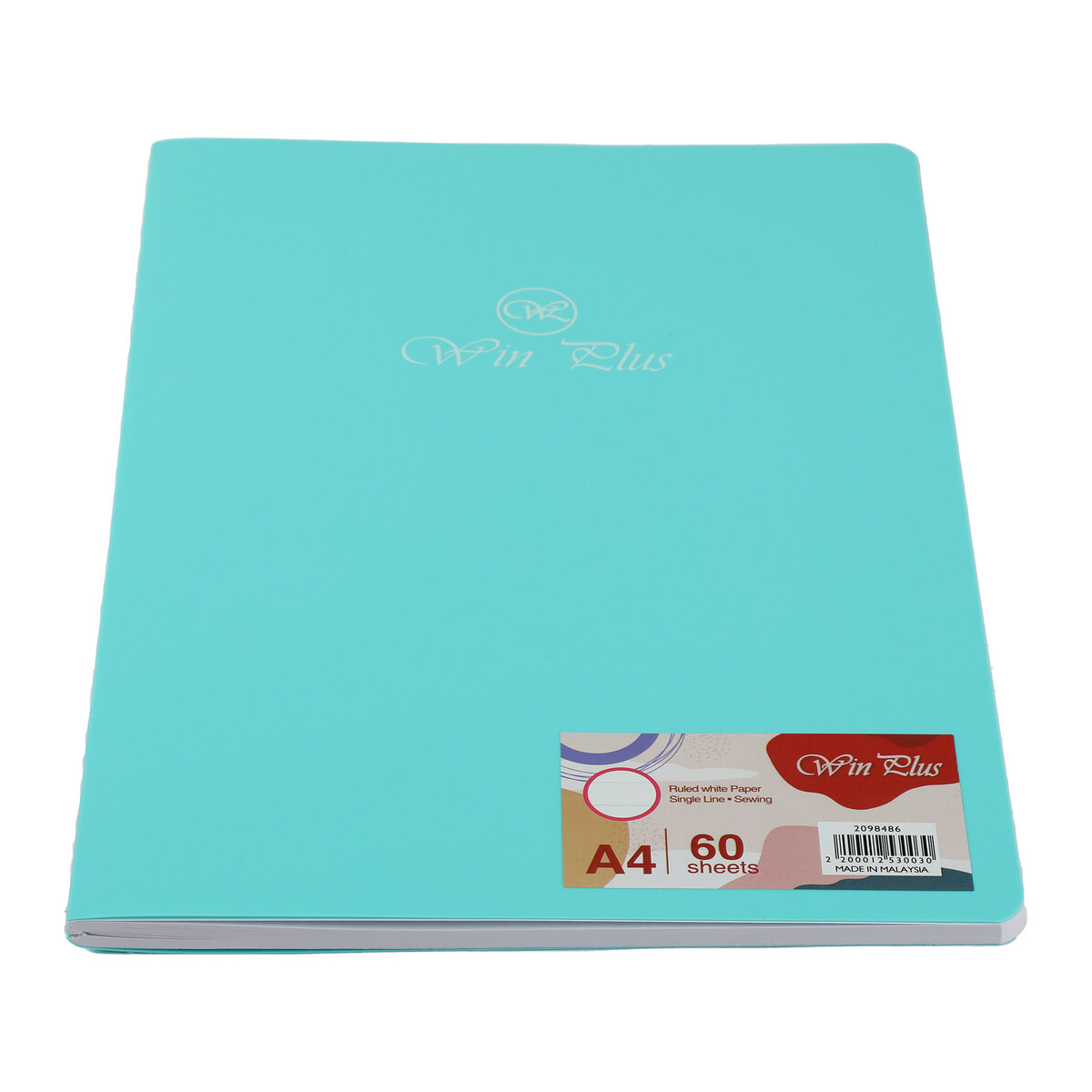 Win Plus PP Cover Spiral Notebook A4 60 Sheet