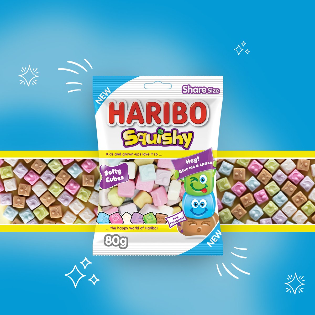 Haribo Squishy Candy 80 g