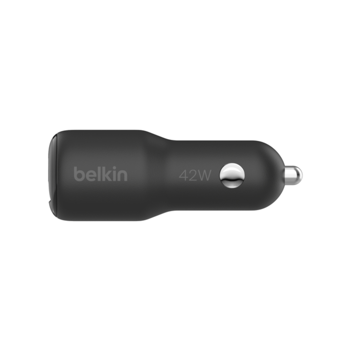 Belkin BoostCharge Dual Port Car Charger, 30W + 12W, Black, CCB005BT