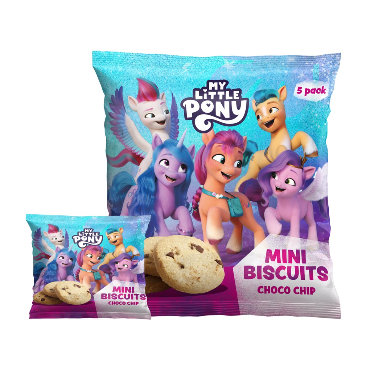 My Little Pony Mini Biscuits Choco Chip 100 g