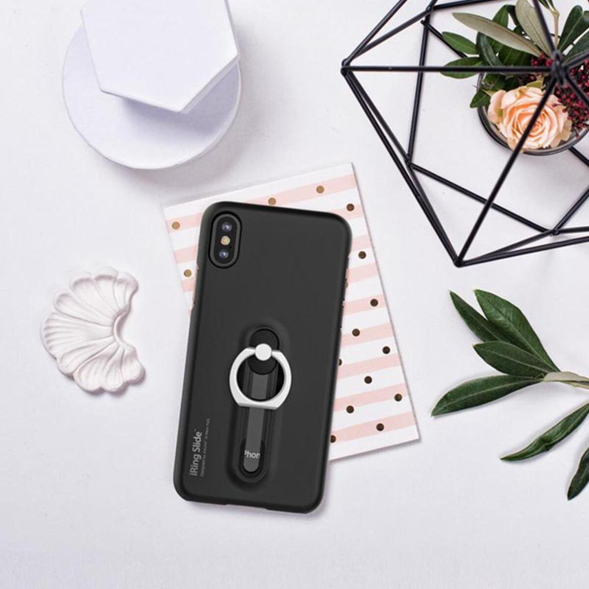 Iring Slide Case For Iphone Xs/x - Black