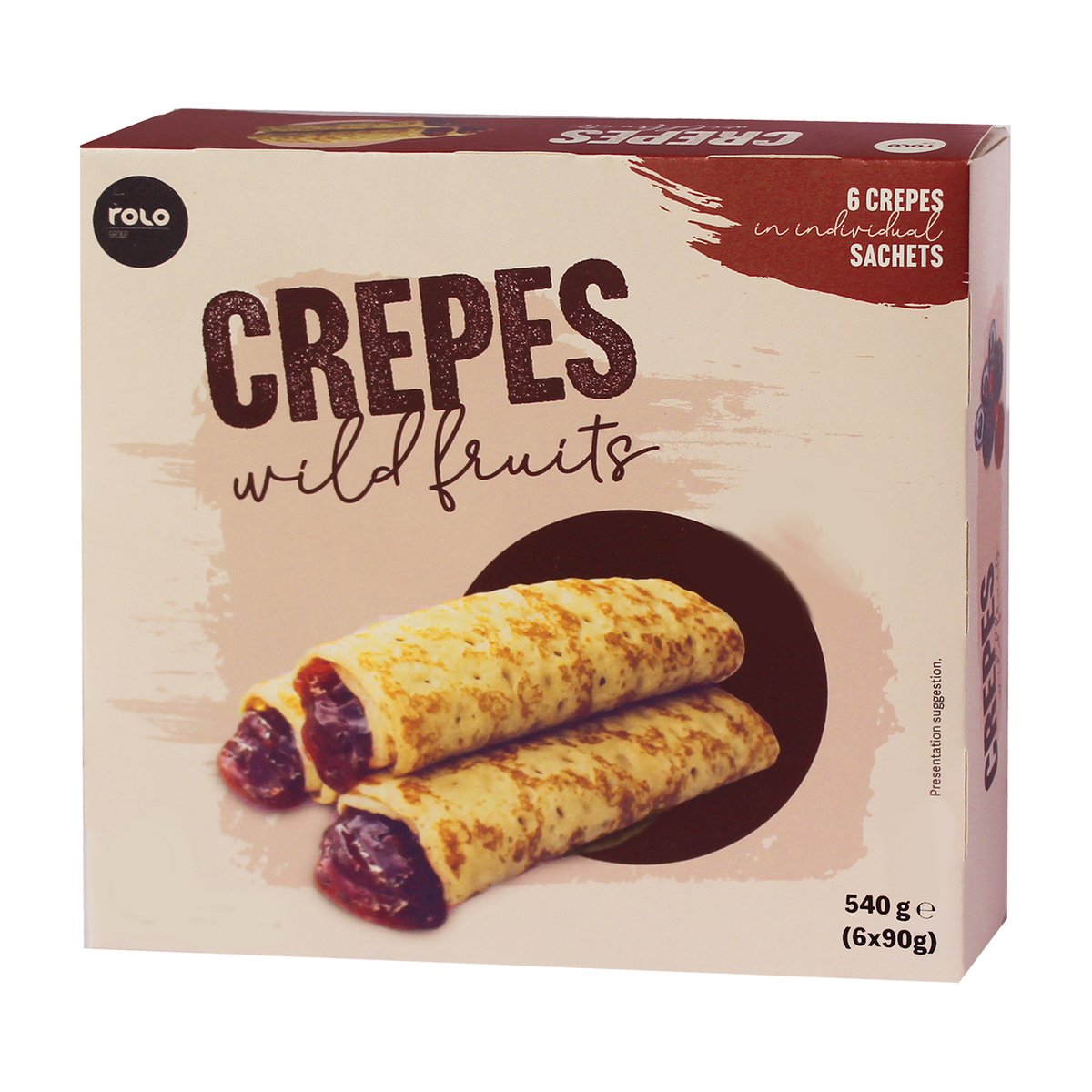 Rolo Wild Fruits Crepes 6 x 90 g