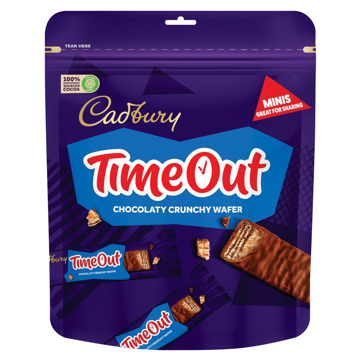 Cadbury Timeout Wafer Chocolate Sharing Pack 247.2 g