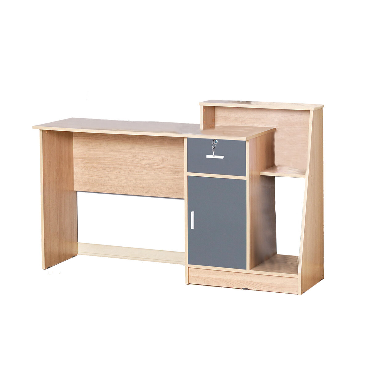 Max Study Table-Oak/grey