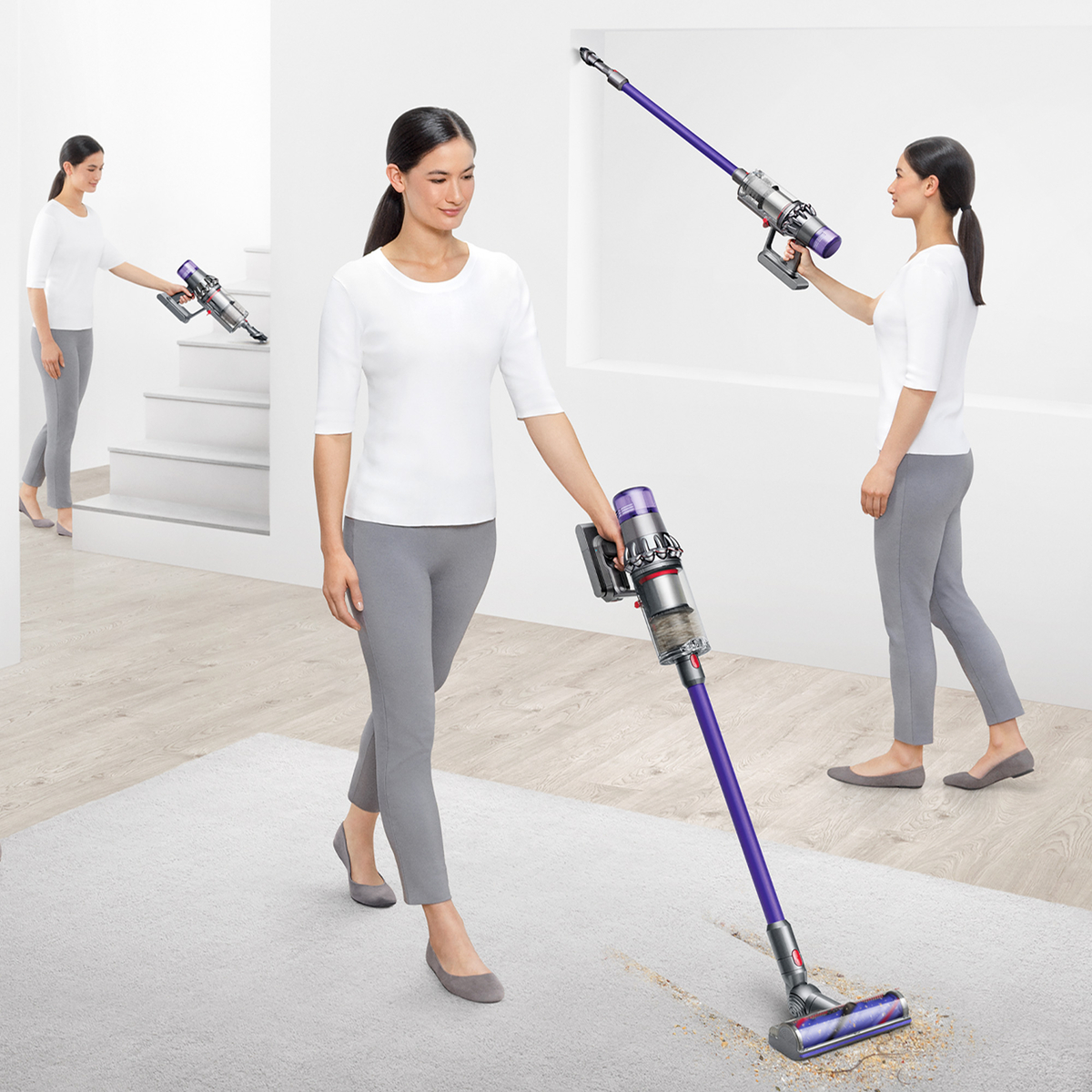 Dyson Cordless Vacuum Cleaner, Silver Nickel/Purple, ADVANCED V11 SV51