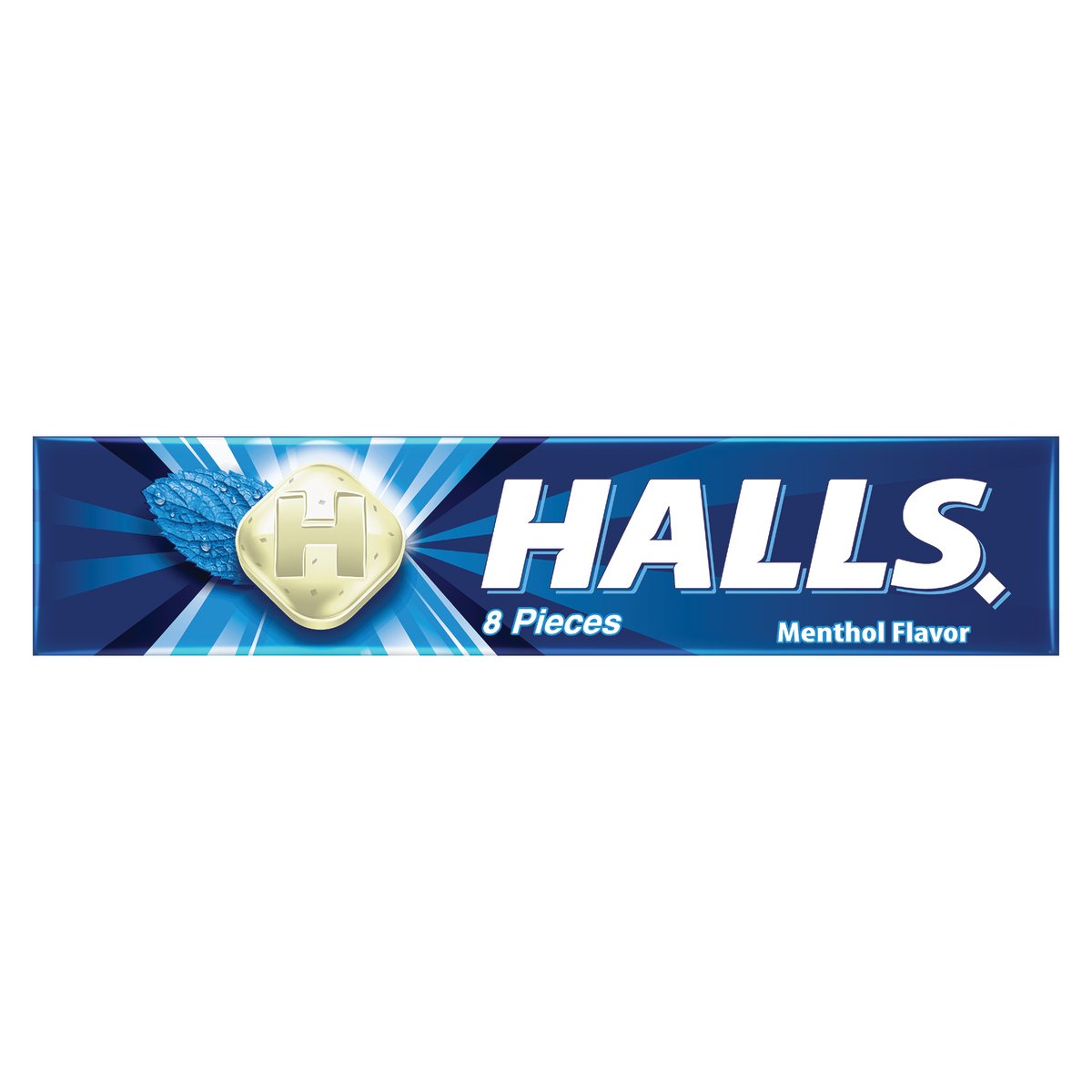 Halls Menthol Flavor Candy 8 pcs