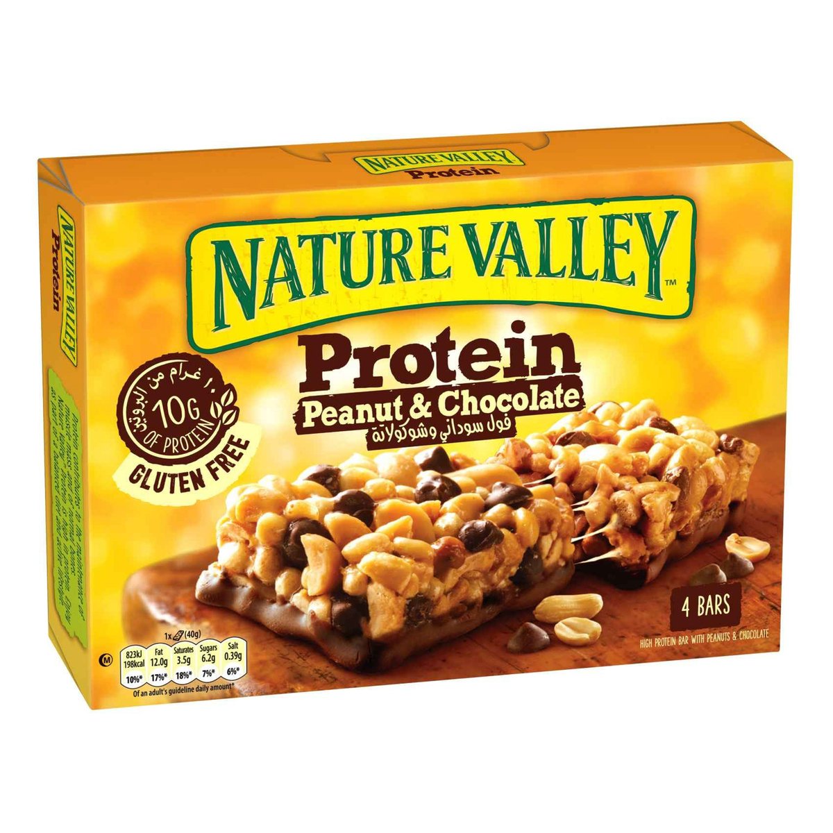 Nature Valley Peanut & Chocolate Protein Bar 4 x 40 g