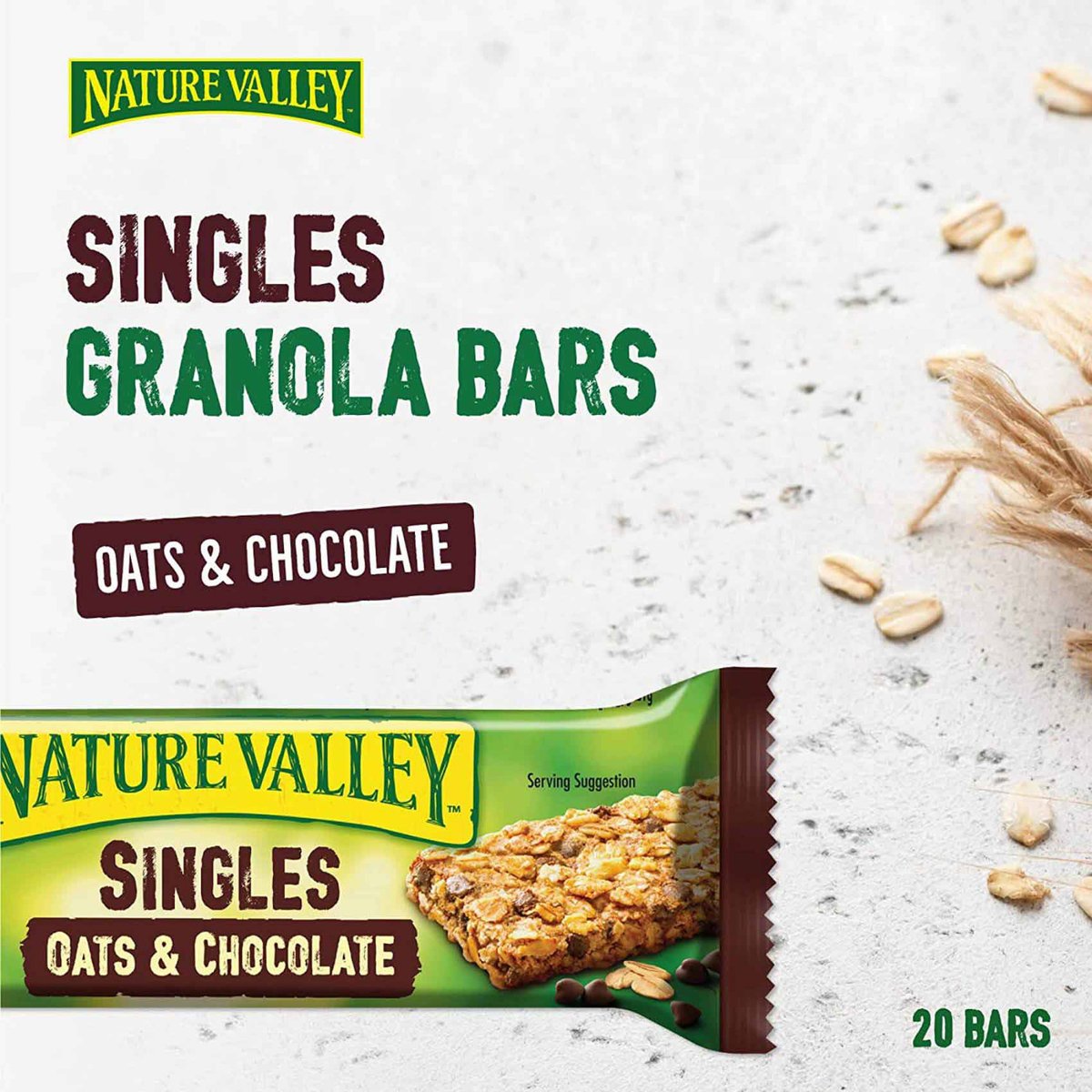 Nature Valley Crunchy Oats & Chocolate Granola Bars Value Pack 20 x 21 g