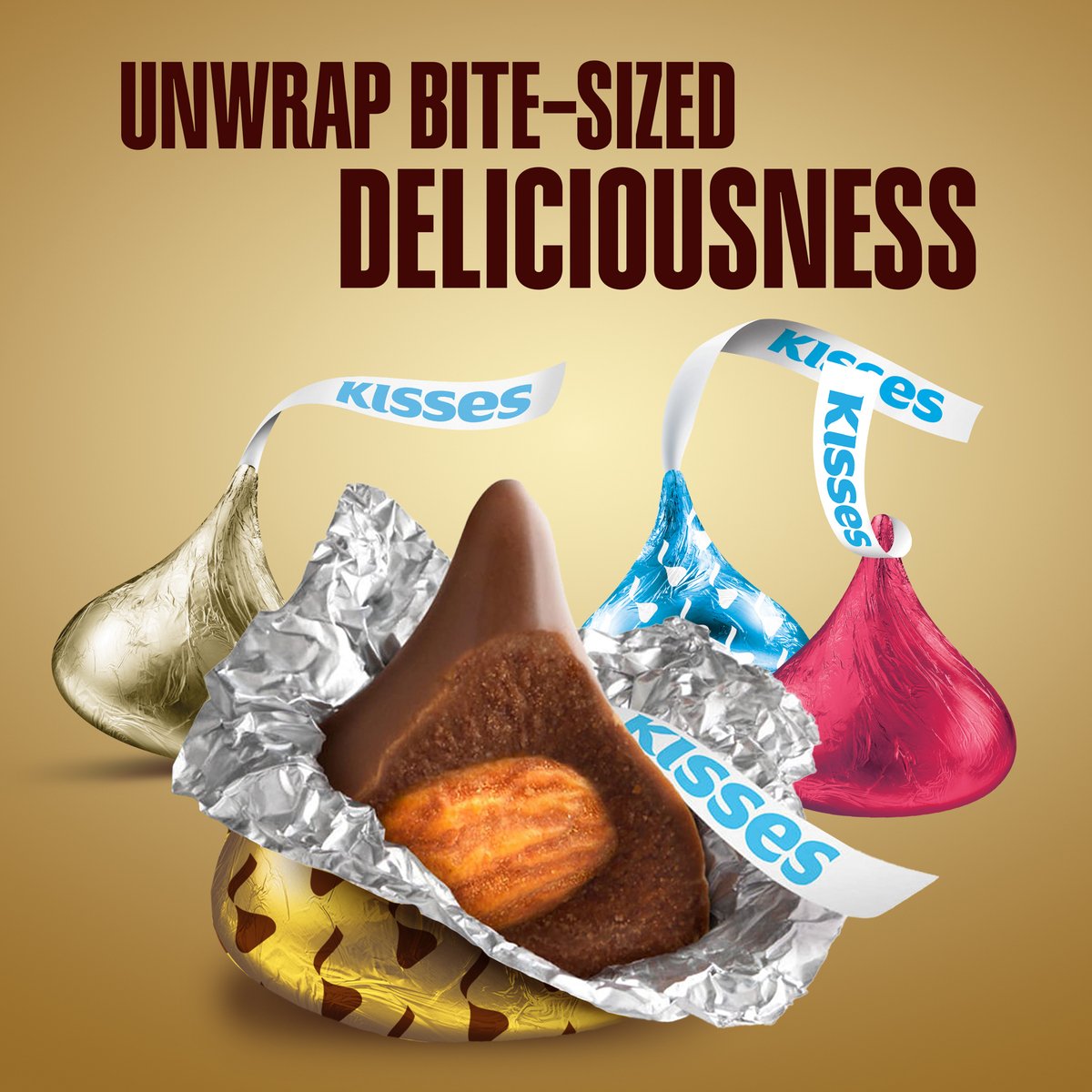 Hershey's Kisses Classic Selection 4 Flavours 100 g