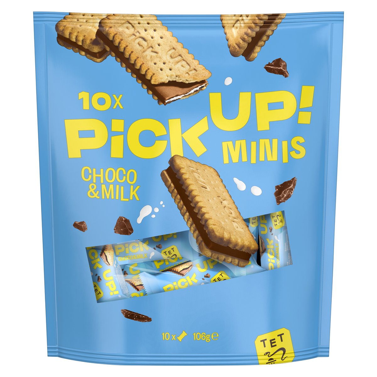 Bahlsen Pick Up Minis Choco & Milk Biscuits 2 x 106 g