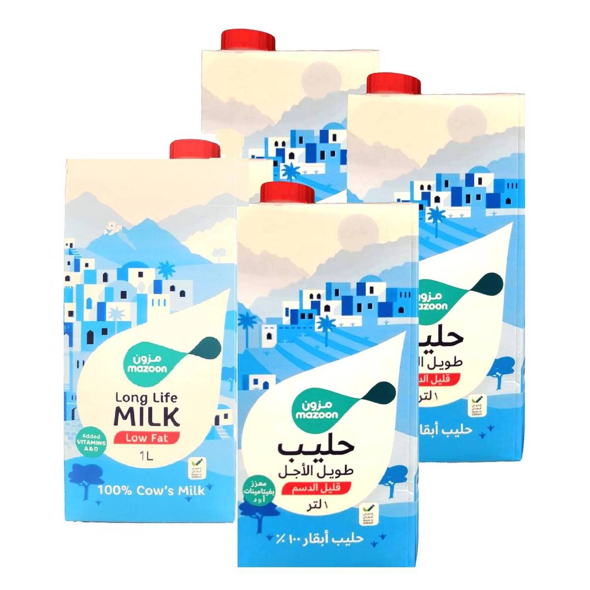 Mazoon Low Fat Long Life Milk 1 Litre