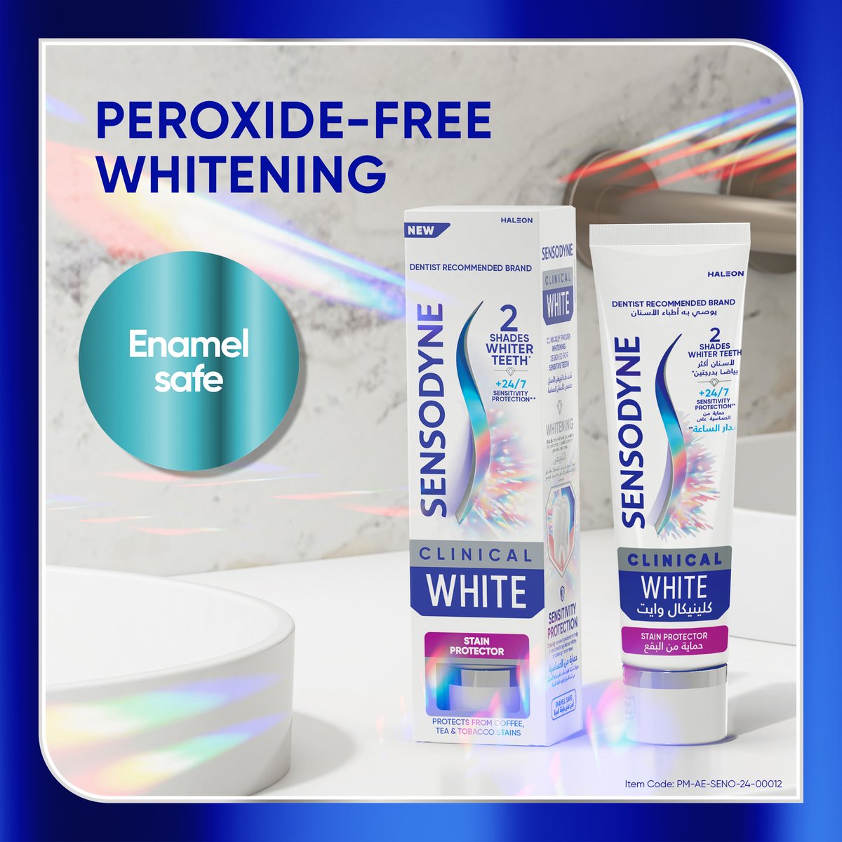 Sensodyne Clinical White Stain Protector Toothpaste 75 ml