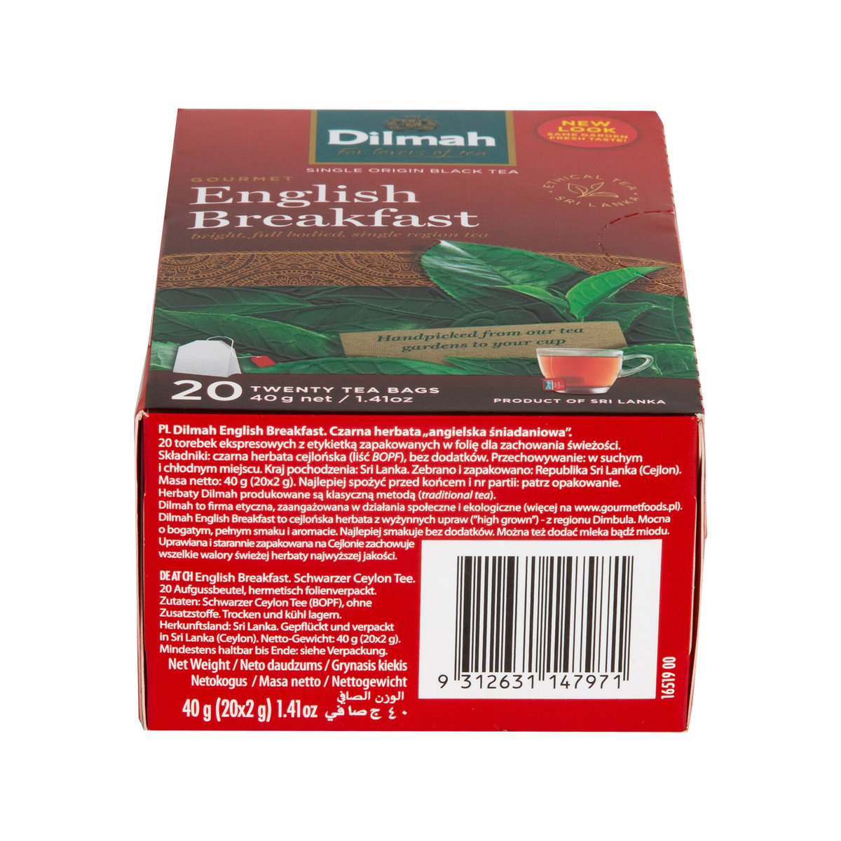 Dilmah English Breakfast Tea 20 Teabags