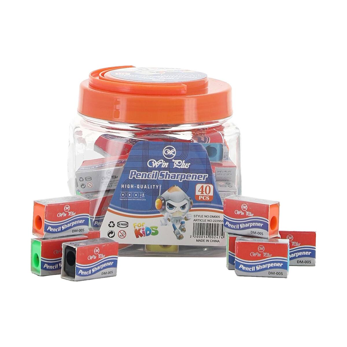 Win Plus Sharpner Jar DM-005 40s