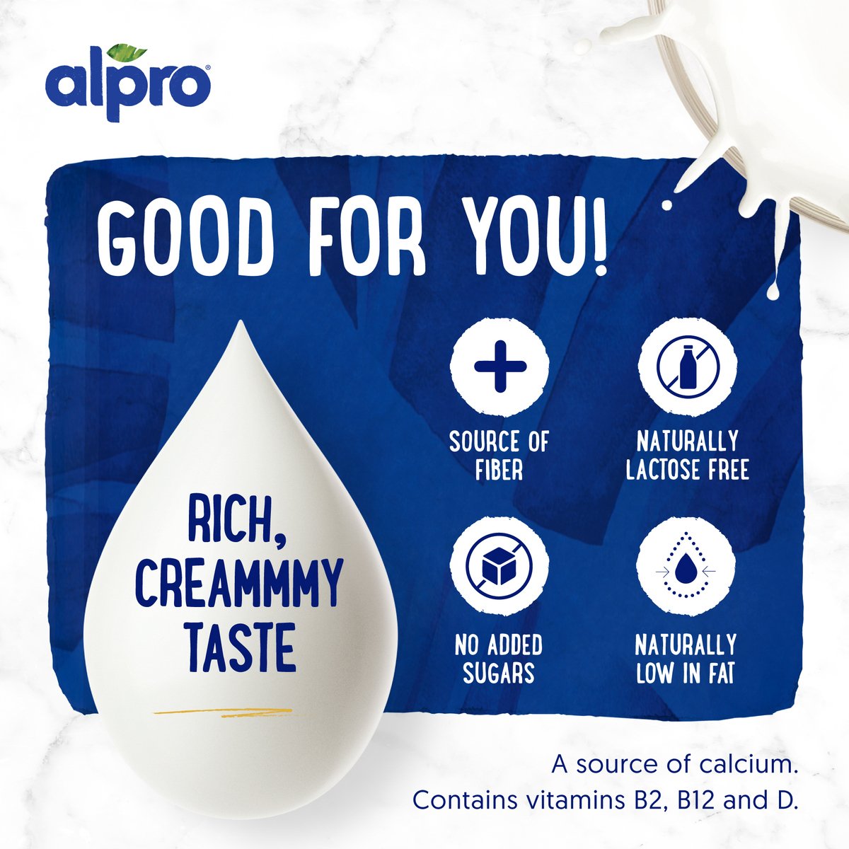 Alpro This Is Not Milk Plant Based & Whole 1 Litre