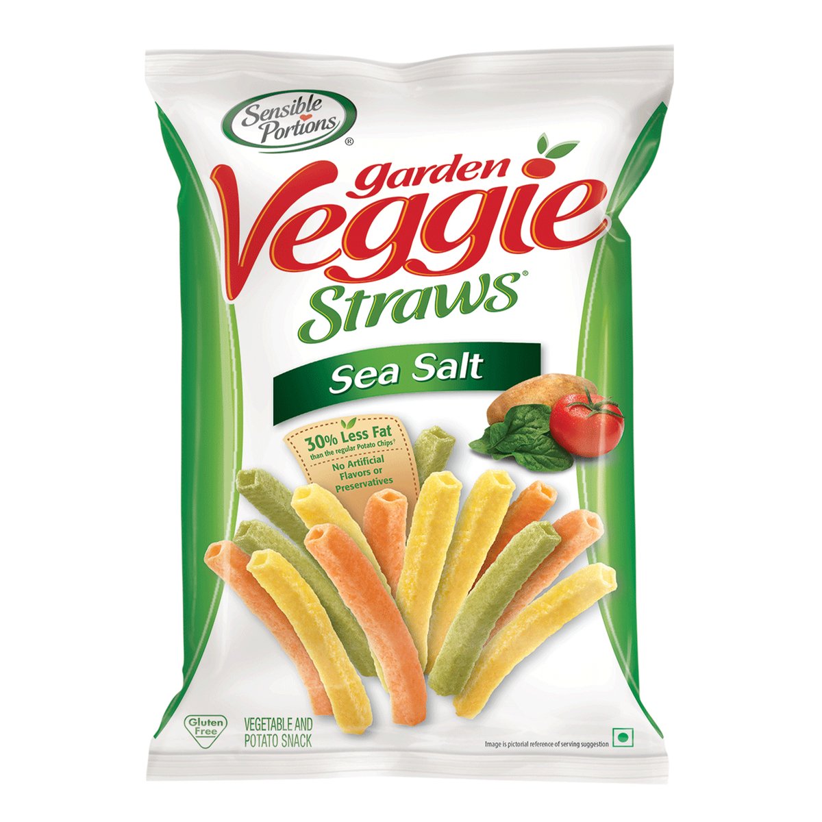 Sensible Portions Sea Salt Garden Veggie Straws 120 g