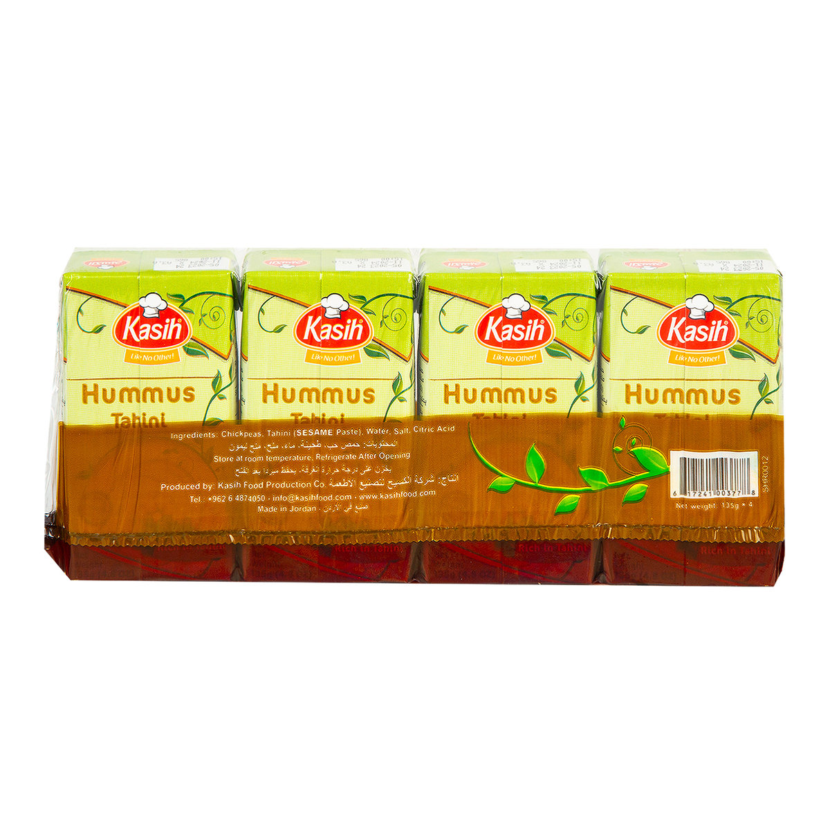 Kasih Hummus Tahini 4 x 135 g